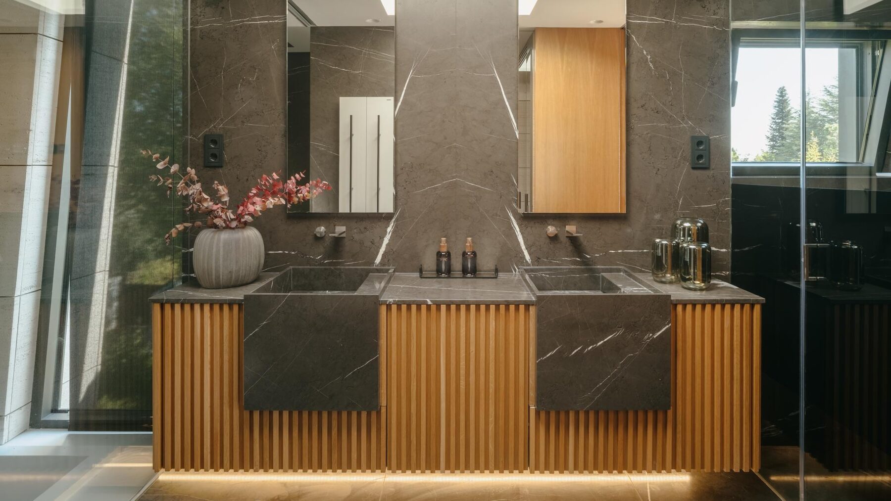 Baño en Grey Stone.